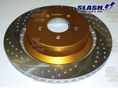 Slash One`s Way Dress Up Rotor Cover Set Front Alumite Gold - Roadster NCEC